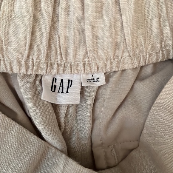 Linen culottes (gap, size 4), worn once - Picture 6 of 6